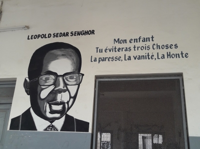 Sur les murs de l'école Ibrahima Diop 2 Février 2020 Dakar