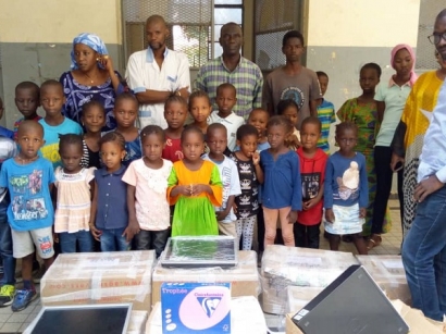 Livraison des ordinateurs à l'école Ibrahima Diop 2