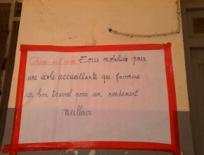 Un des nombreux thèmes de l'école.