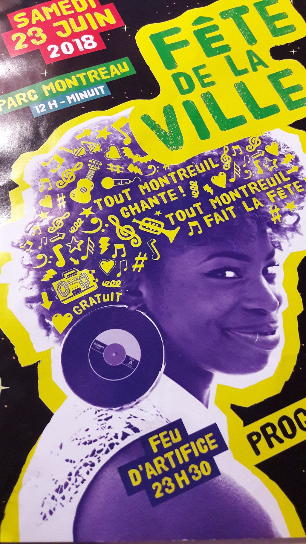 Fête de la ville 23 juin 2018 Parc Montreau Montreuil 93100