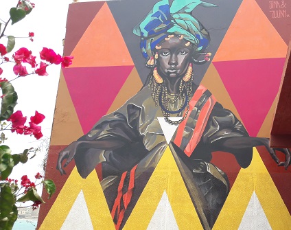 Femme africaine représentant toutes les Femmes du continent Africain