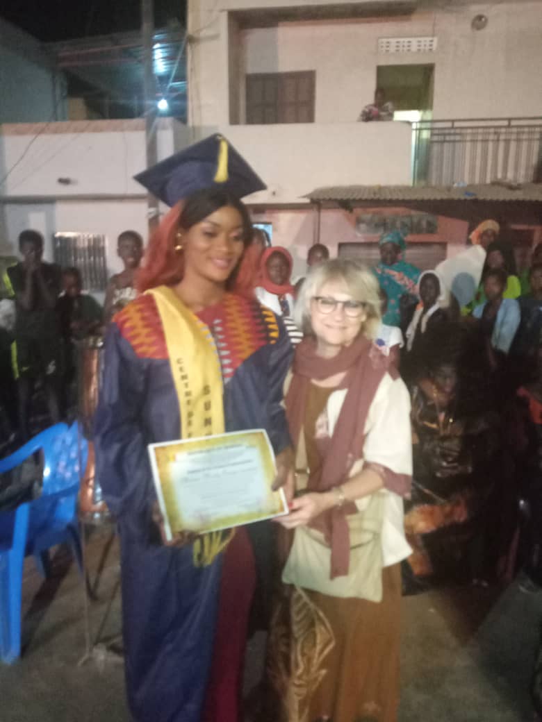 Remise de diplome aux 3e année de la formation de couture