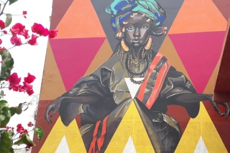 Femme africaine  représentant toutes les Femmes du continent Africain