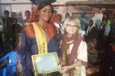 Remise de diplome aux 3e année de la formation de couture