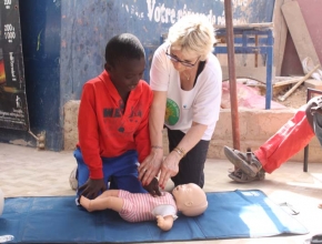 Eleve sourd potier en apprentissage de la RCP  mars 2017