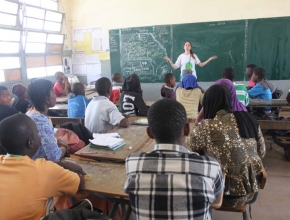 Animation au sein de l'école ex Clémençeau 